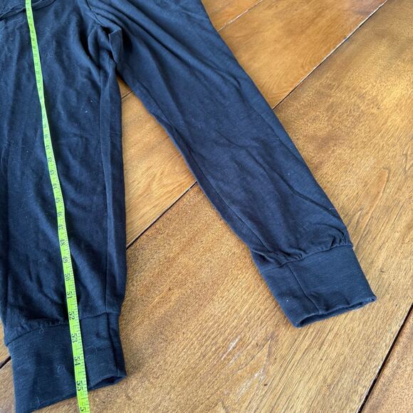 Pact NWT Relaxed Slub Muscle Tee Jumpsuit Jogger Black Sz Med Organic Cotton Eco - Picture 14 of 15